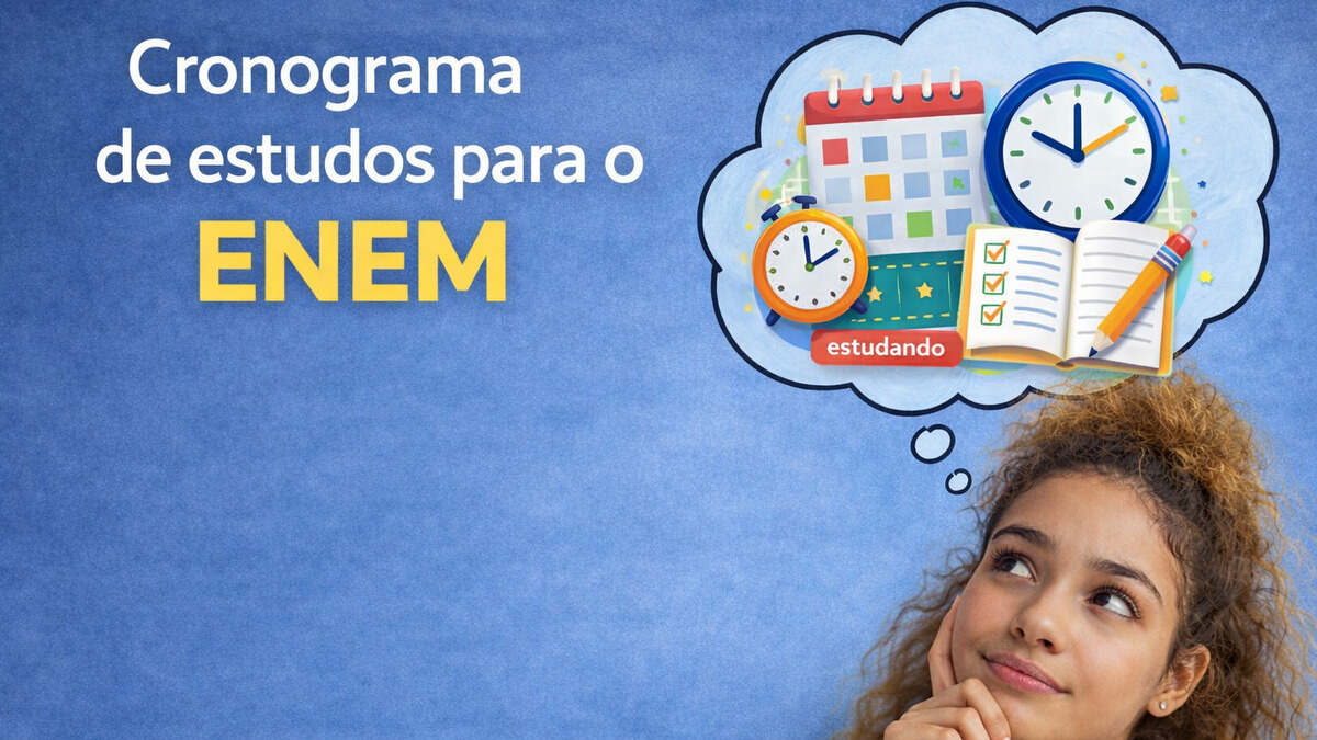 Imagem do post: Cronograma de estudos para o ENEM